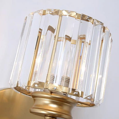 Kristallglas Vägglampa med Modern Armdesign