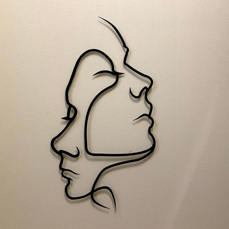 SereneShapes - Modern Väggkonst för Fridfull och Stilig Inredning