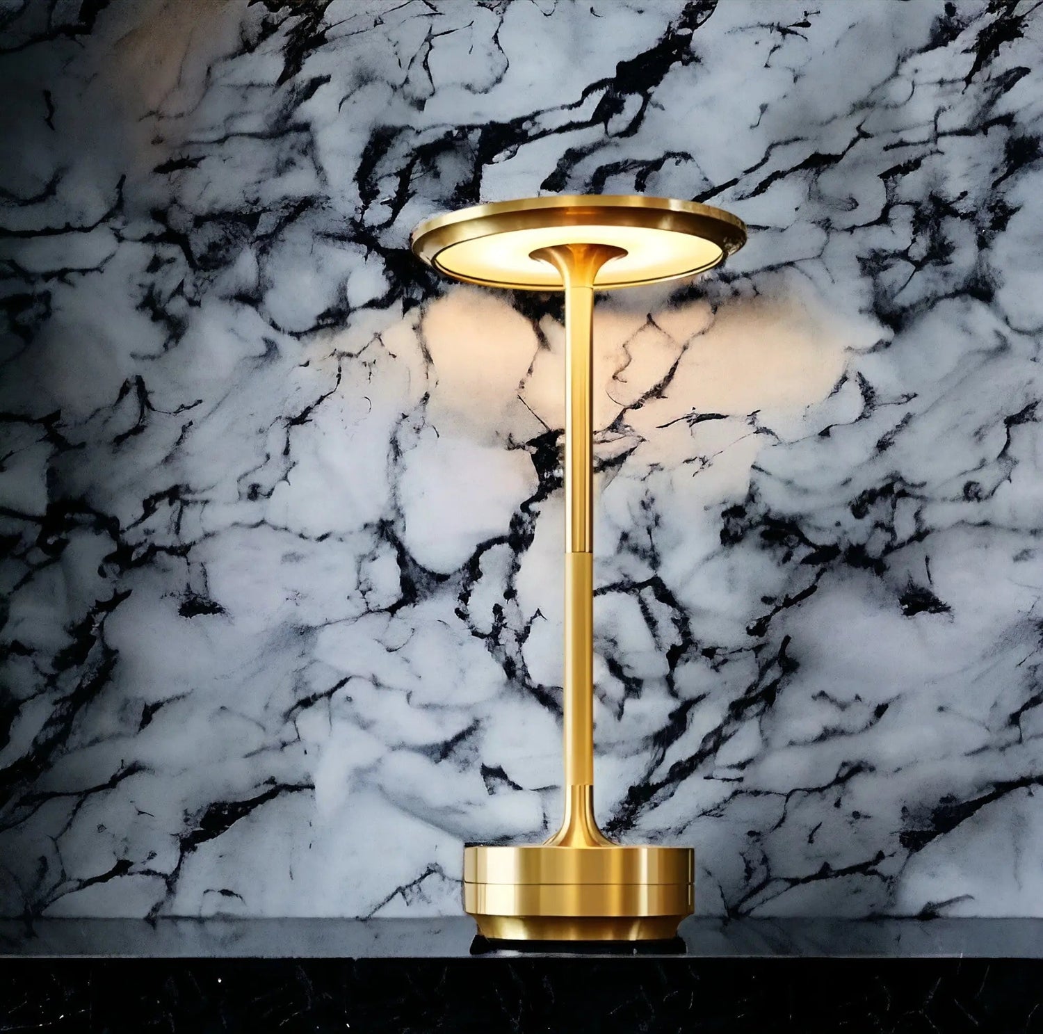 Lumora | Trådlös LED-bordslampa med touch-dimning &amp; 48h batteritid