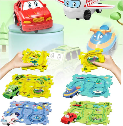 PuzzleTrack - Anpassningsbar bilbana