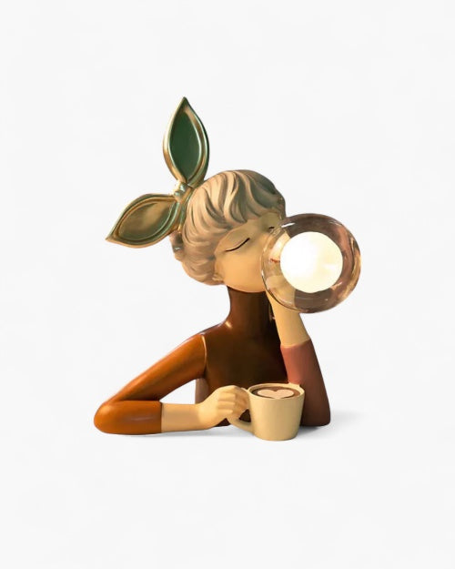 Carvallo – Skulptural Bordslampa med Poetisk Ljusfär för ett Mysigt Inredning