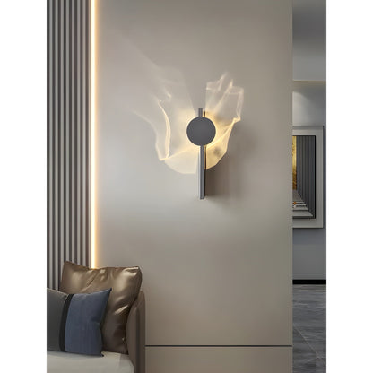 Stellar Light - Lyxig Rostfritt Stål Vägglampa för Hem