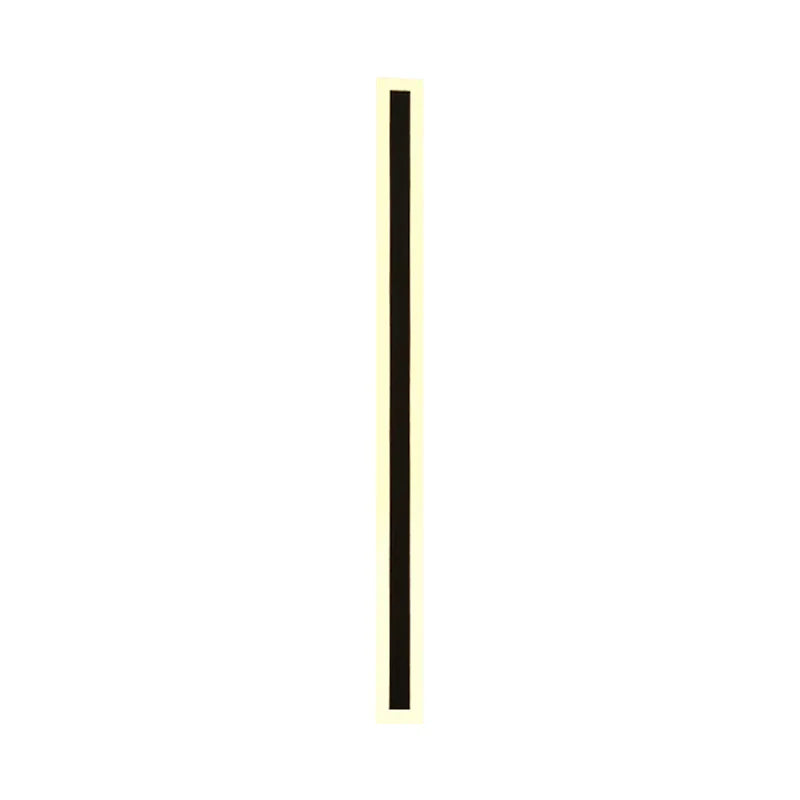 Utomhus LED Vägglampa i Minimalistiskt svart