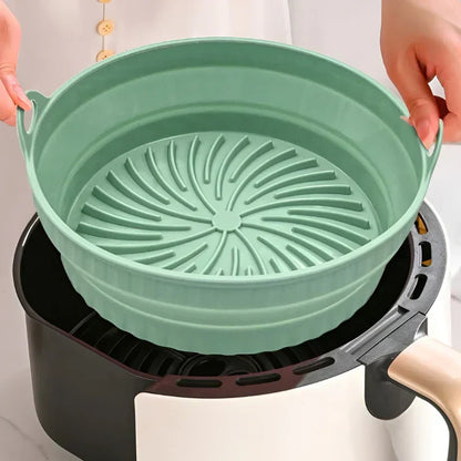 Värmebeständig silikoninsats för varmluftsfrityrkokare med non-stick beläggning