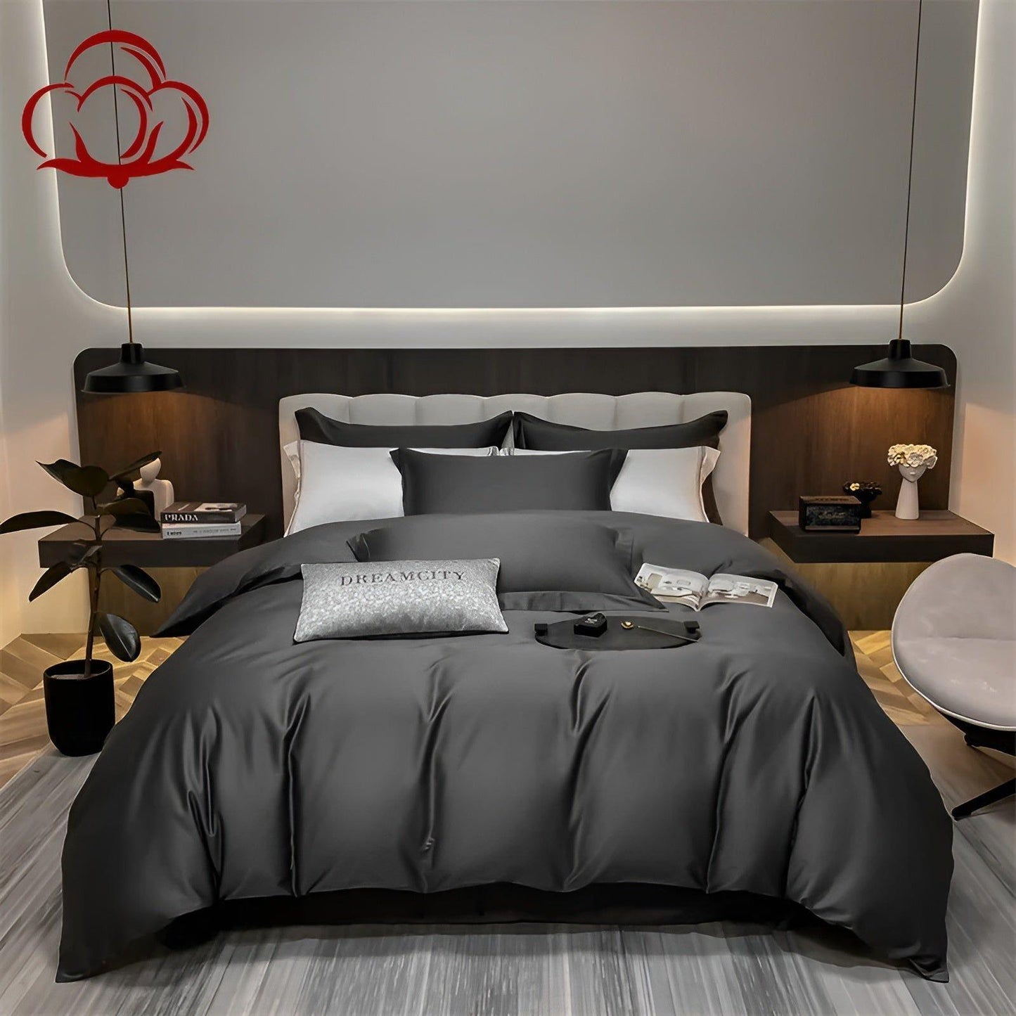 CuddleCloud Bäddsatser - Högkvalitativa sängöverdrag i mjuk bomull