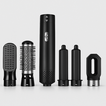 Hårtillverkningsset med lock- och torkverktyg