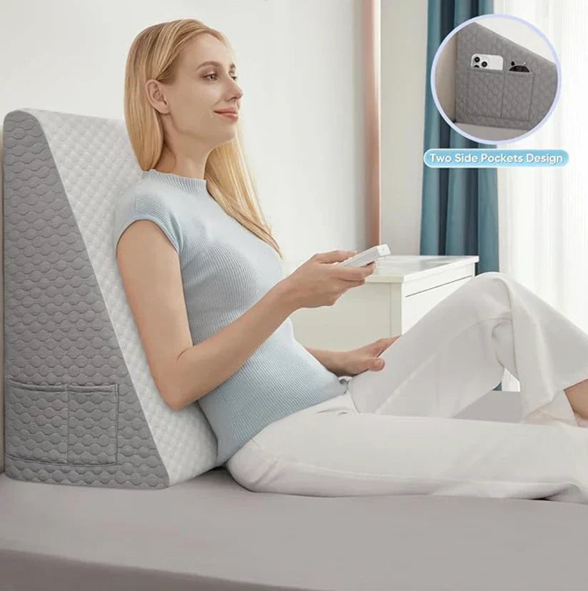 Den Premium Wedge Pillow – Höj din sömn &amp; Andas lättare