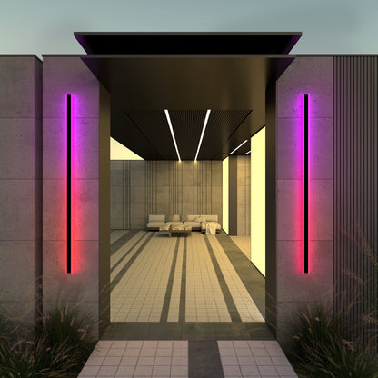 Groots RGB Linjär Minimalistisk Utomhusvägglampa
