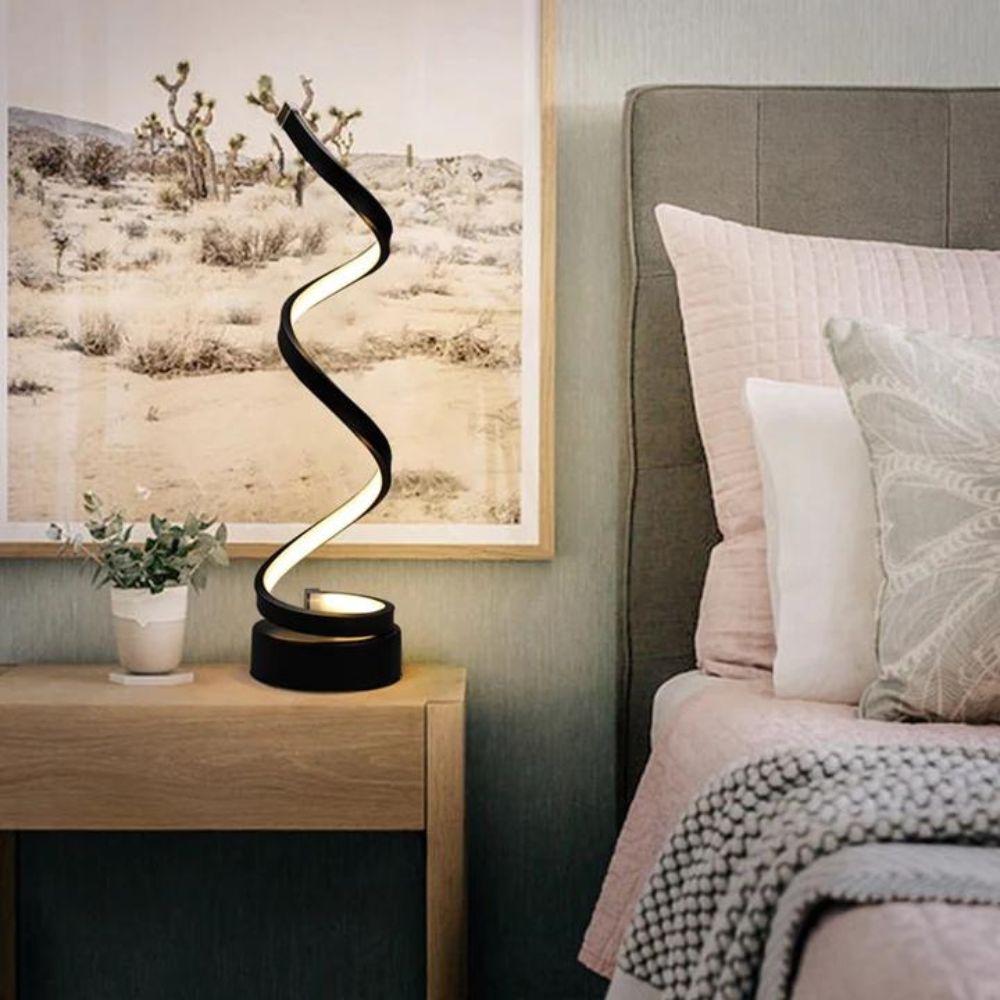LumiTwist - Kompakt och Mångsidig LED Spiralamp