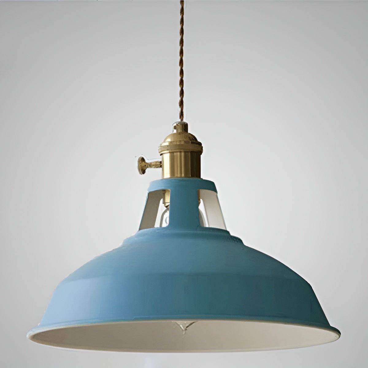 IronGlow Lampa - Vintage Järn Metall Takpendellampa
