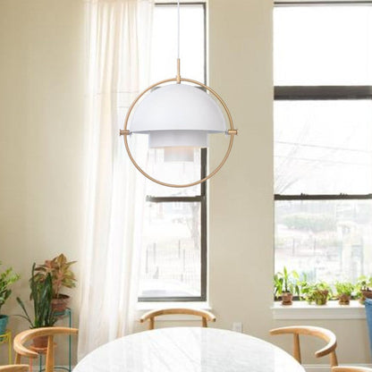 Isa LED Pendellampa - Modern Flervägs Rotera Taklampa, Tidlös Metalldesign