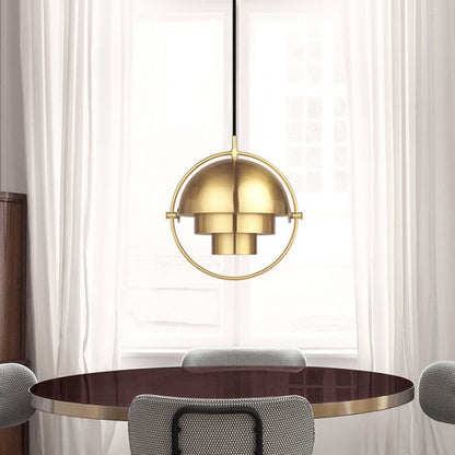 Isa LED Pendellampa - Modern Flervägs Rotera Taklampa, Tidlös Metalldesign
