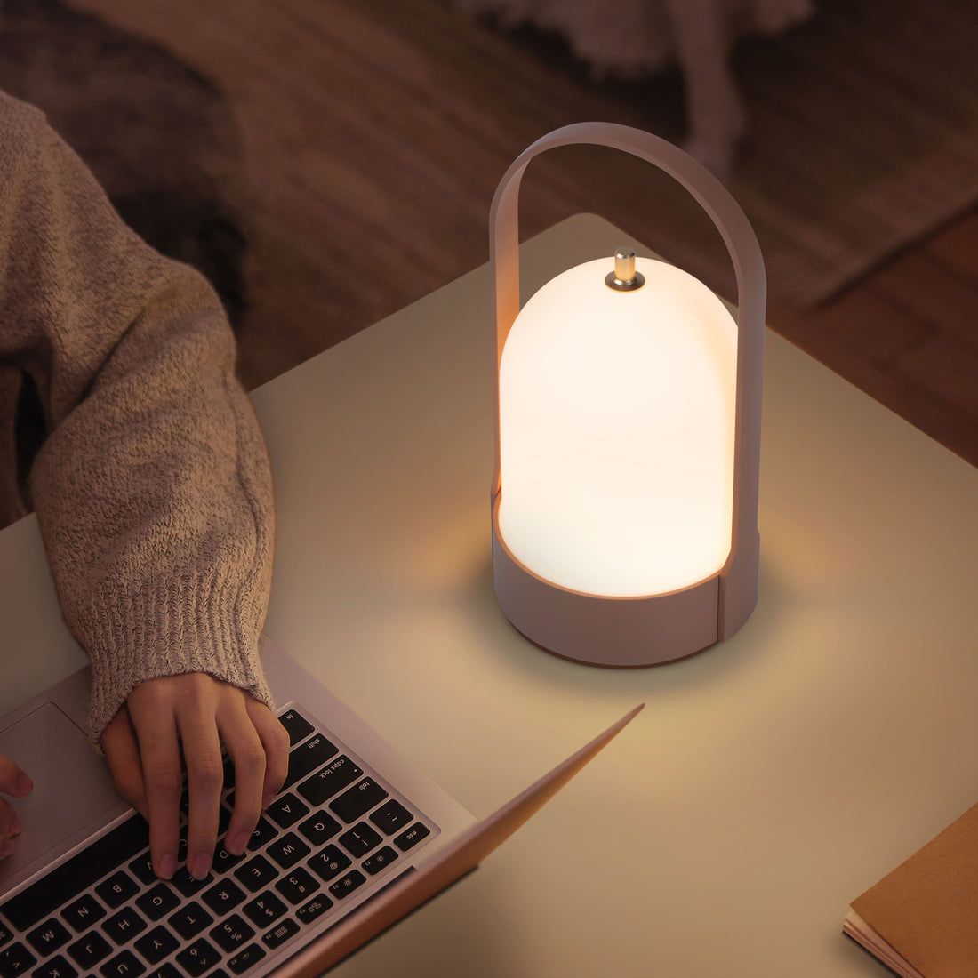 Uppladdningsbar LED-lampa Trådlös Touch Dimmbar Portabel