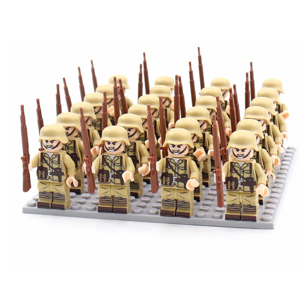 Militärsoldat Byggblock Leksakset