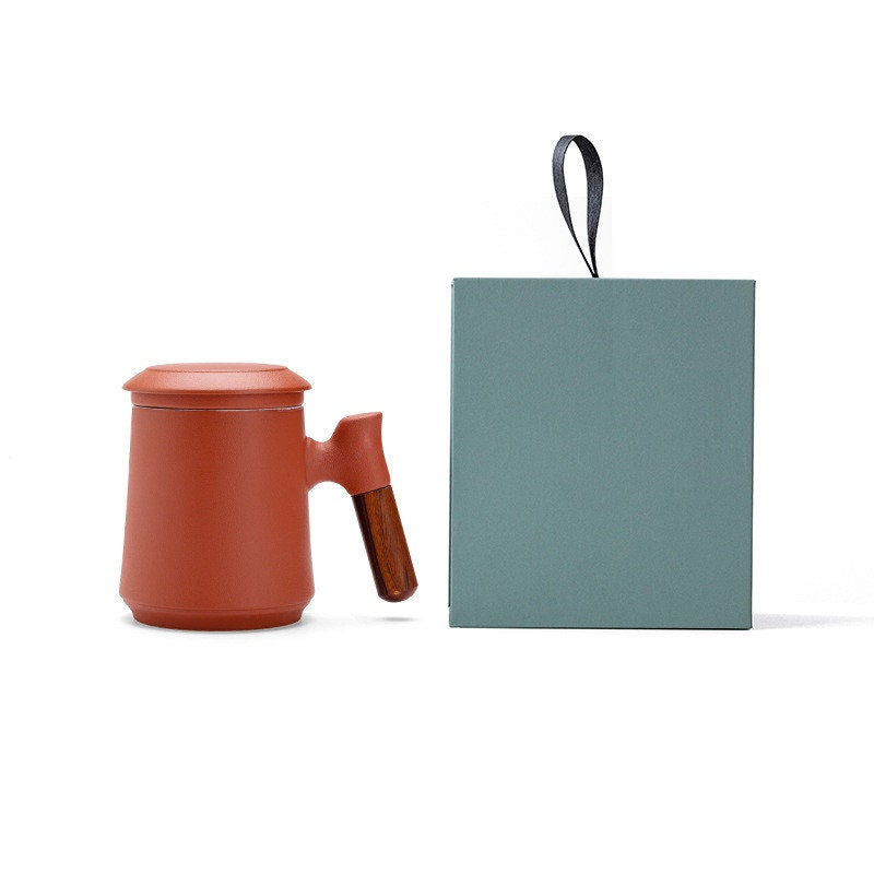 Carvallo – Hantverks tekopp med lock och perfekt för köket