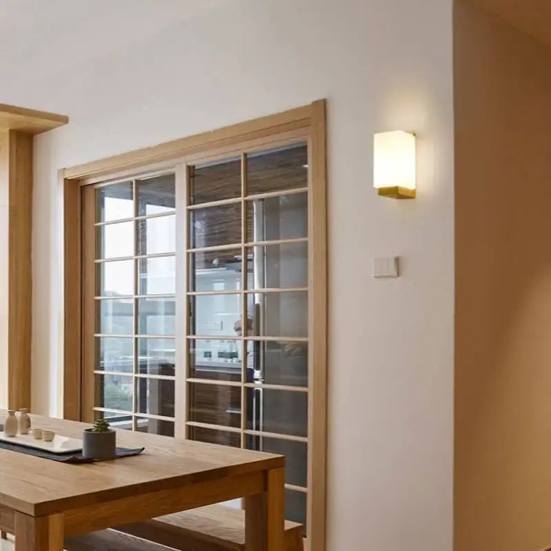 HinokiFlex - Japansk Trä Vägglampa