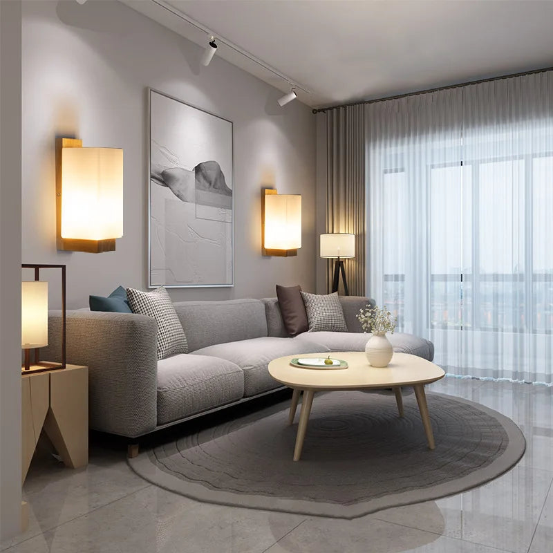 HinokiFlex - Japansk Trä Vägglampa