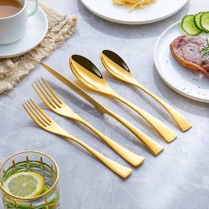 Lyx Jet Guld Bestickset