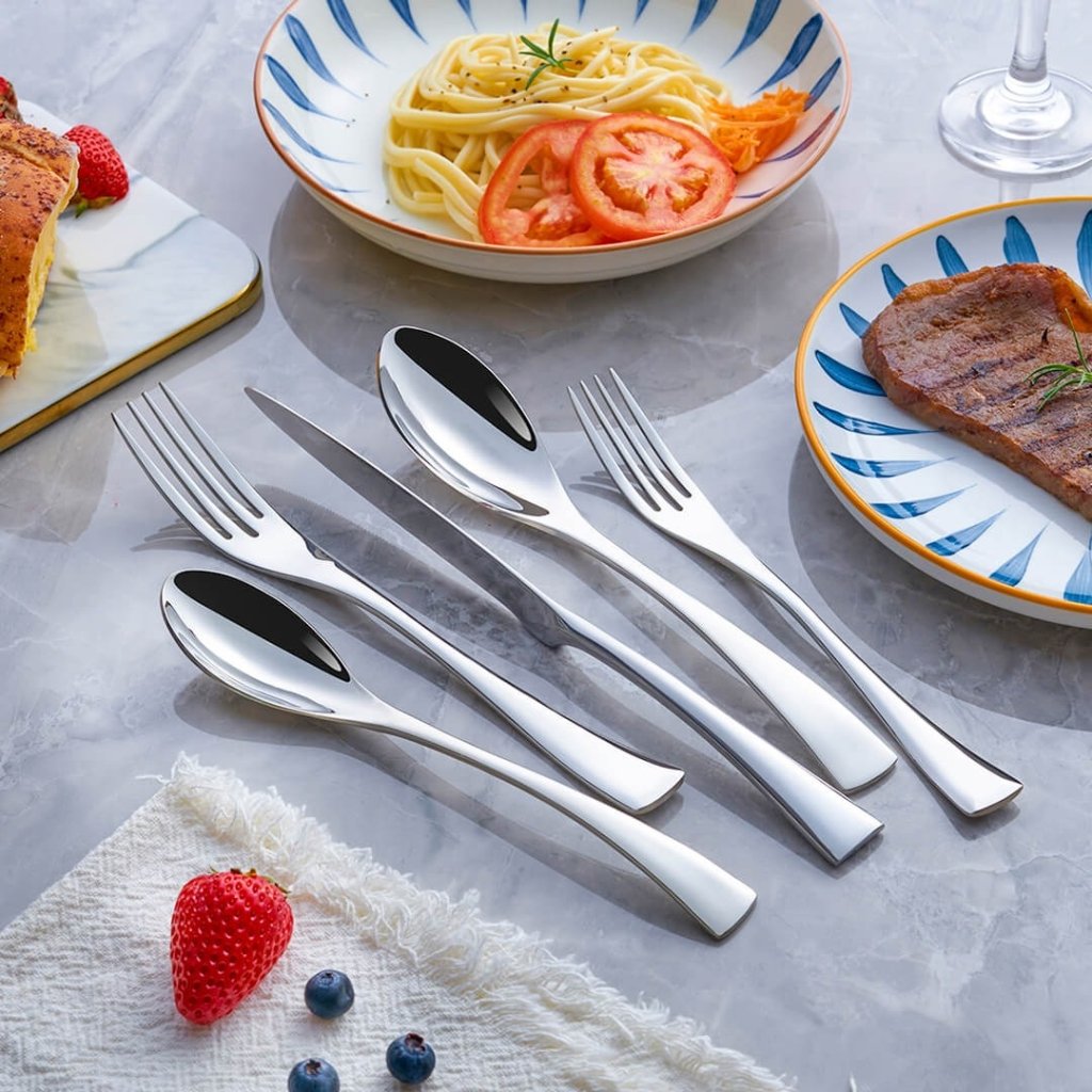 Jet Silver Bestickset – Modern Design i 18/10 Stål