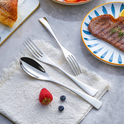 Jet Silver Bestickset – Modern Design i 18/10 Stål