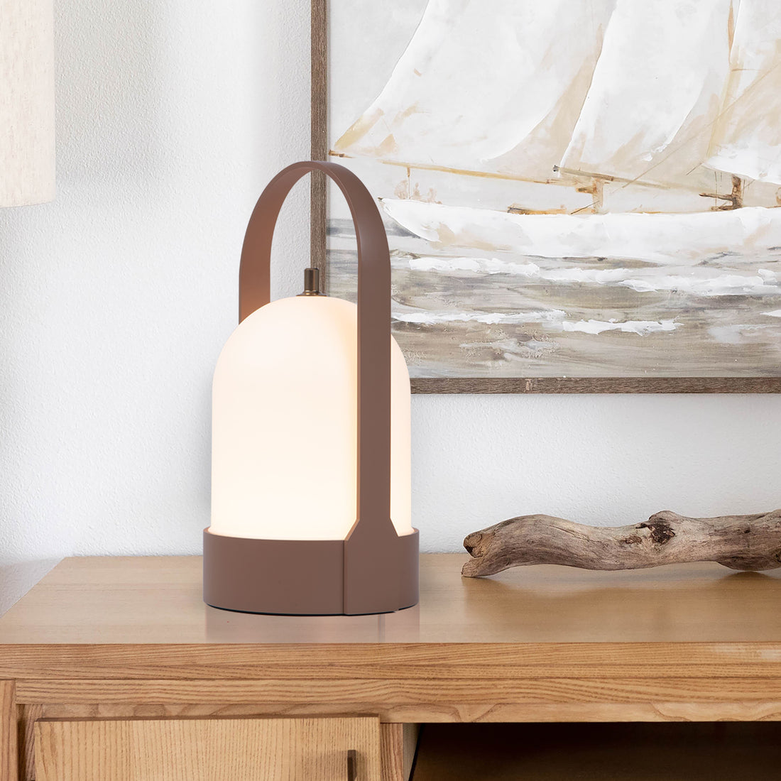 Uppladdningsbar LED-lampa Trådlös Touch Dimmbar Portabel