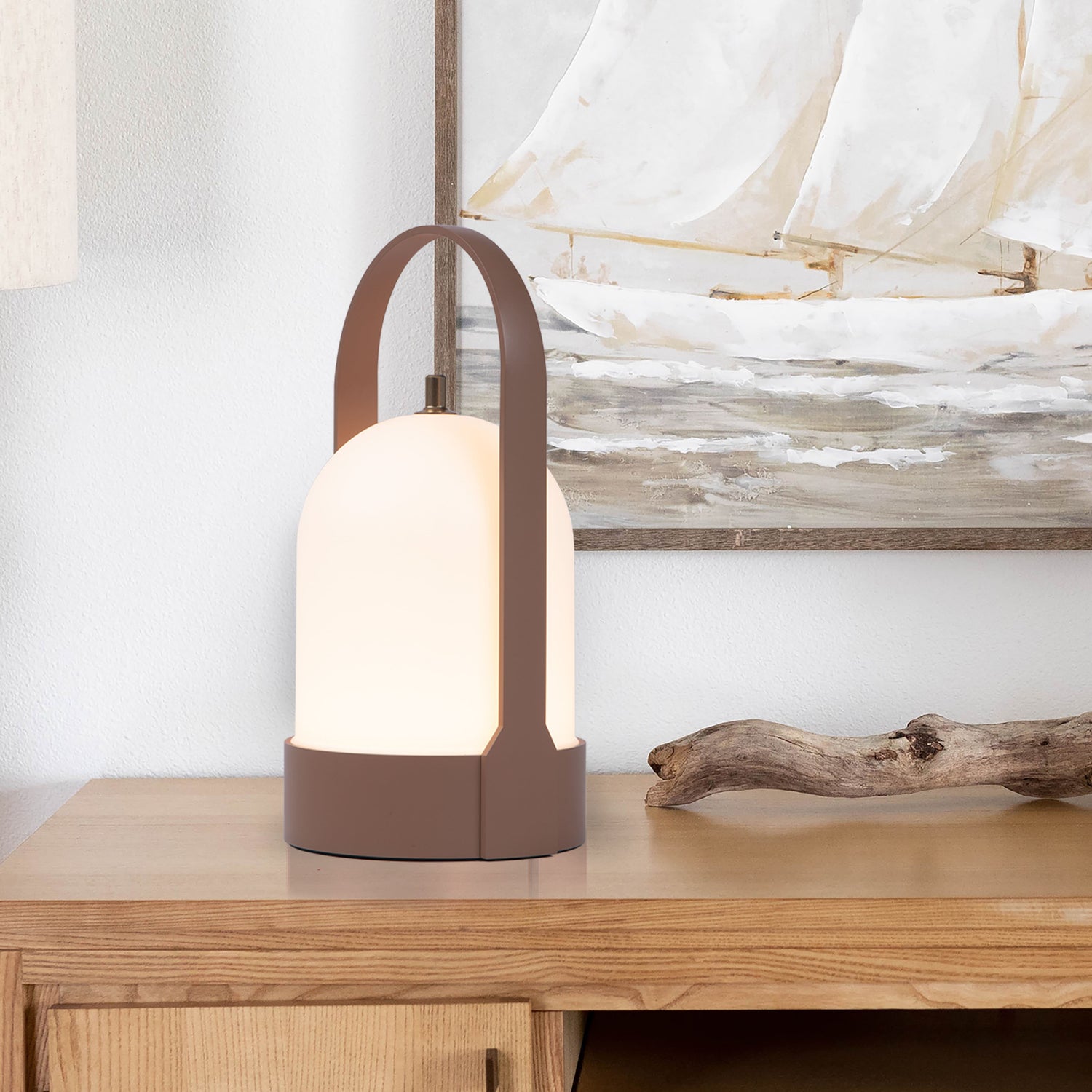 Uppladdningsbar LED-lampa Trådlös Touch Dimmbar Portabel