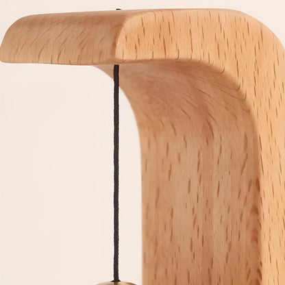 Melodic Doorbell - Dekorativt trä självhäftande japansk stil dörrklocka