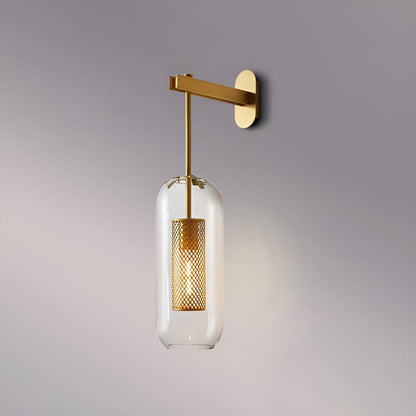 SleekGlass Lampa - Nordisk Elegant Glass Vägglampa för Modern Inredningsdesign