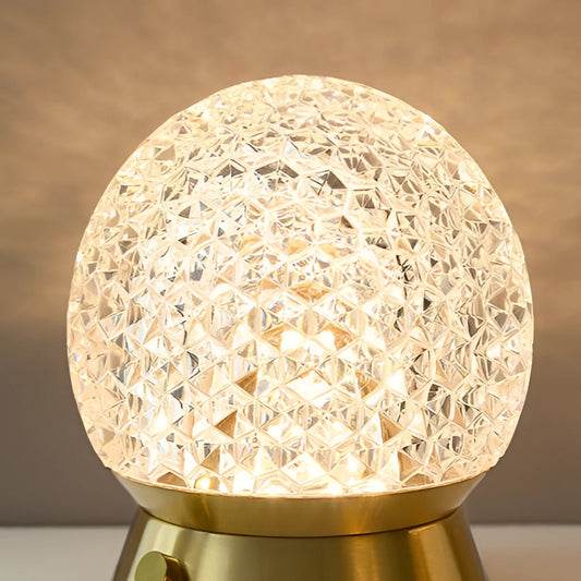 Trådlös uppladdningsbar bordslampa – Dimbar LED, Modern design, Bärbar belysning för sovrum eller vardagsrum