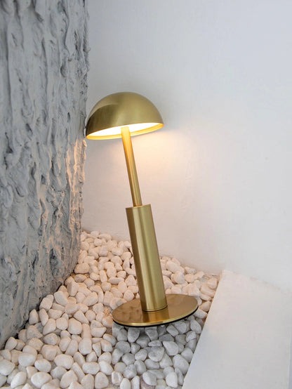 Trådlös uppladdningsbar bordslampa – Unik skulptural design, 3-stegs dimmer, LED för vardagsrum eller sovrum