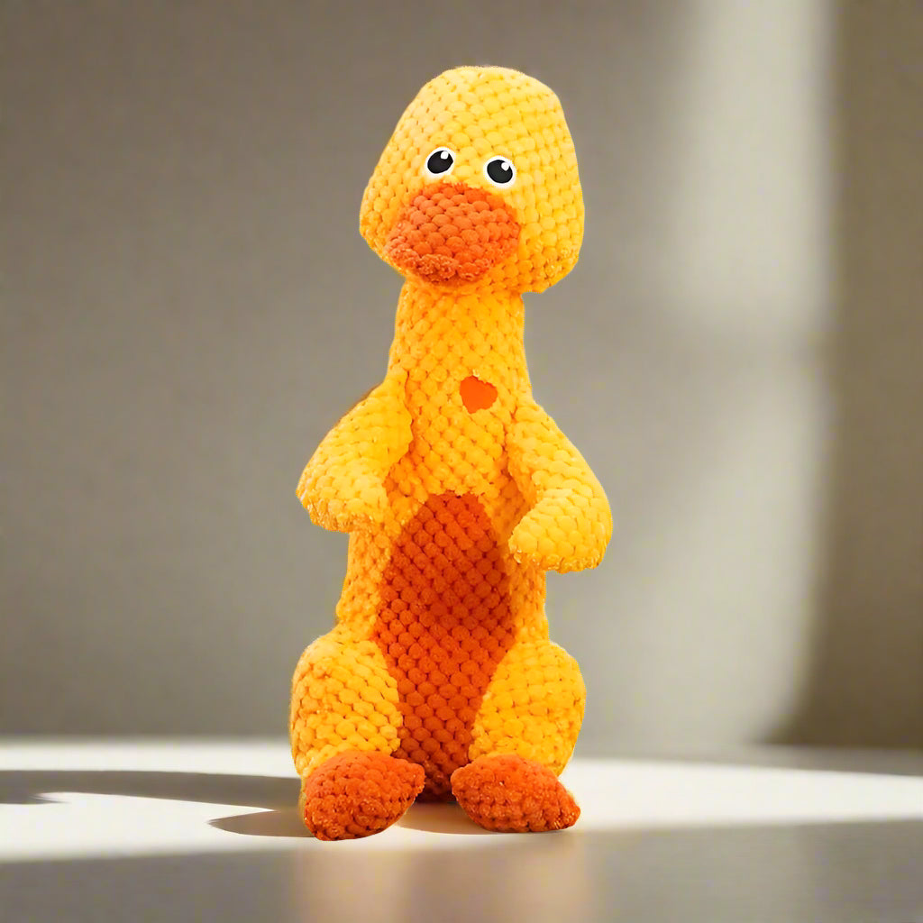 Furora Indestructible Plush Hundleksak – Mjuk &amp; Hållbar Tuggleksak för Aggressiva Tuggare