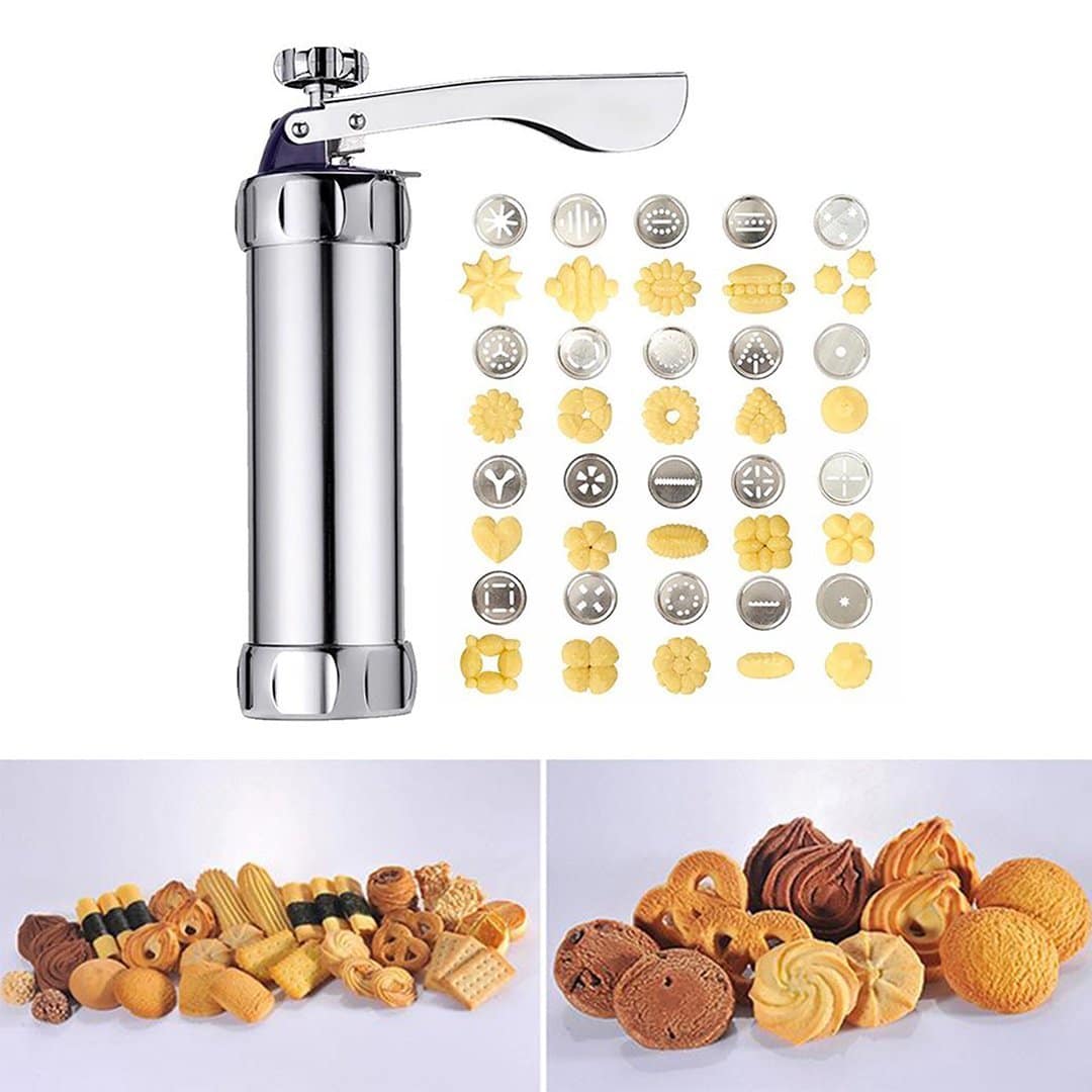 Biscuit Press Rostfritt Stål Kakformare