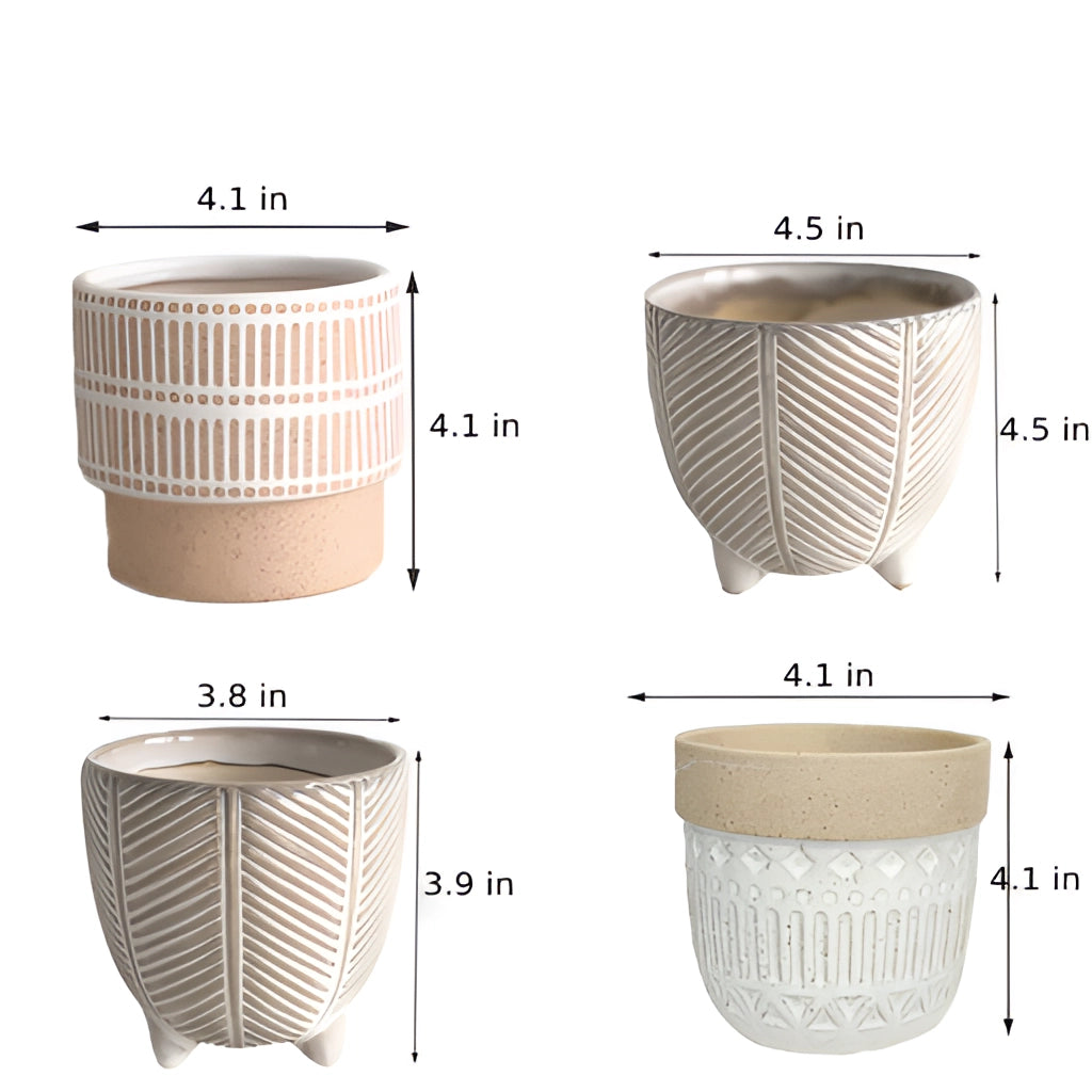 Keramikplanter i ö-lovsstil – Tropisk design för stilfull inredning