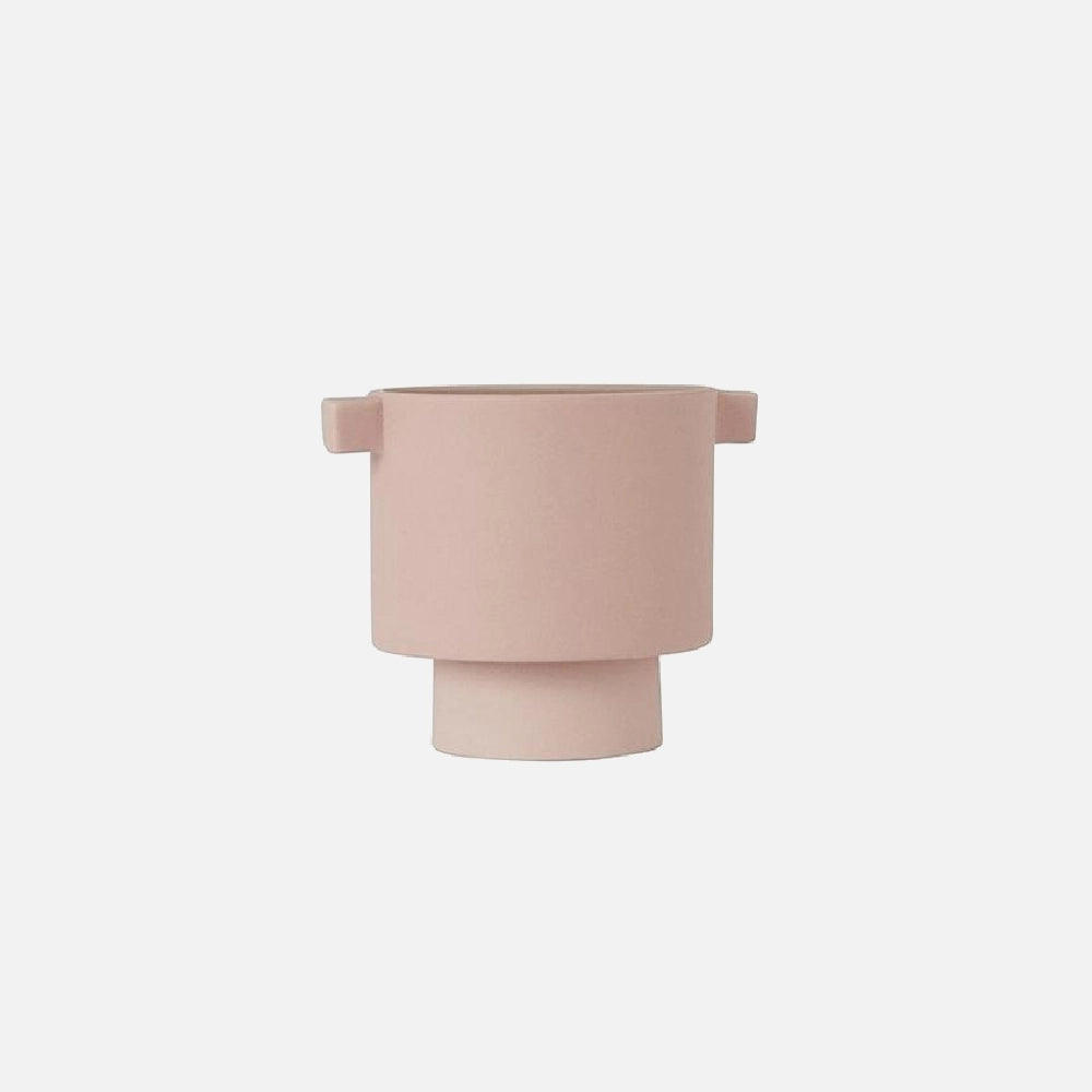 Keramikkruka i skandinavisk Drum-Tom-design – Jordtoner, Liten till Stor