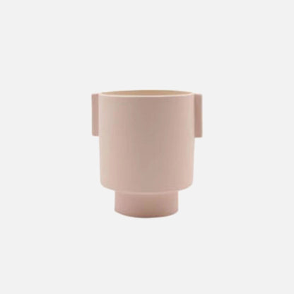 Keramikkruka i skandinavisk Drum-Tom-design – Jordtoner, Liten till Stor