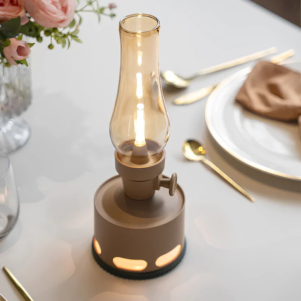 LED Bordlampa Retro Uppladdningsbar Lantern