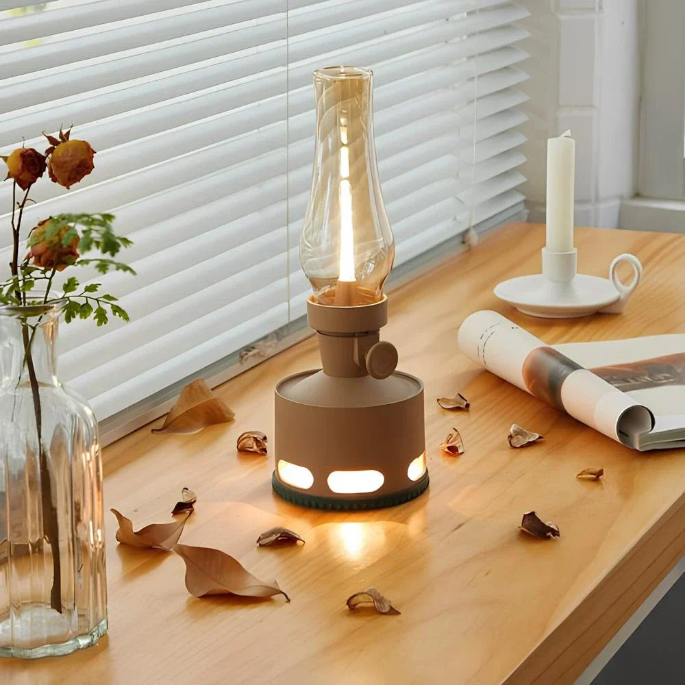 LED Bordlampa Retro Uppladdningsbar Lantern