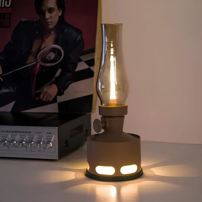 LED Bordlampa Retro Uppladdningsbar Lantern