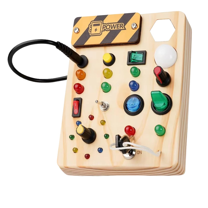 Carvallo - Montessori Bräda för Småbarn med 27 LED Ljus