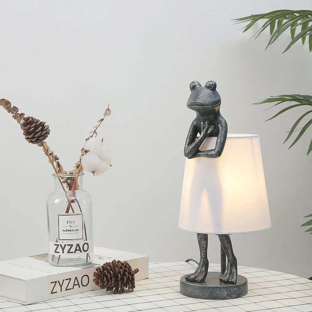 JungleGlow - Kikker LED Bordsater i Modern Design för Vardagsrum &amp; Barnrum