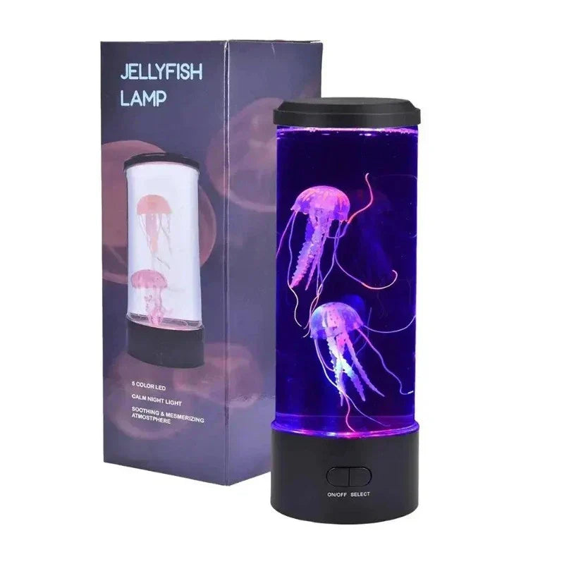 AquaGlow - LED Manet Nattlampa – Sfe belysning för Vardagsrum och Sovrum