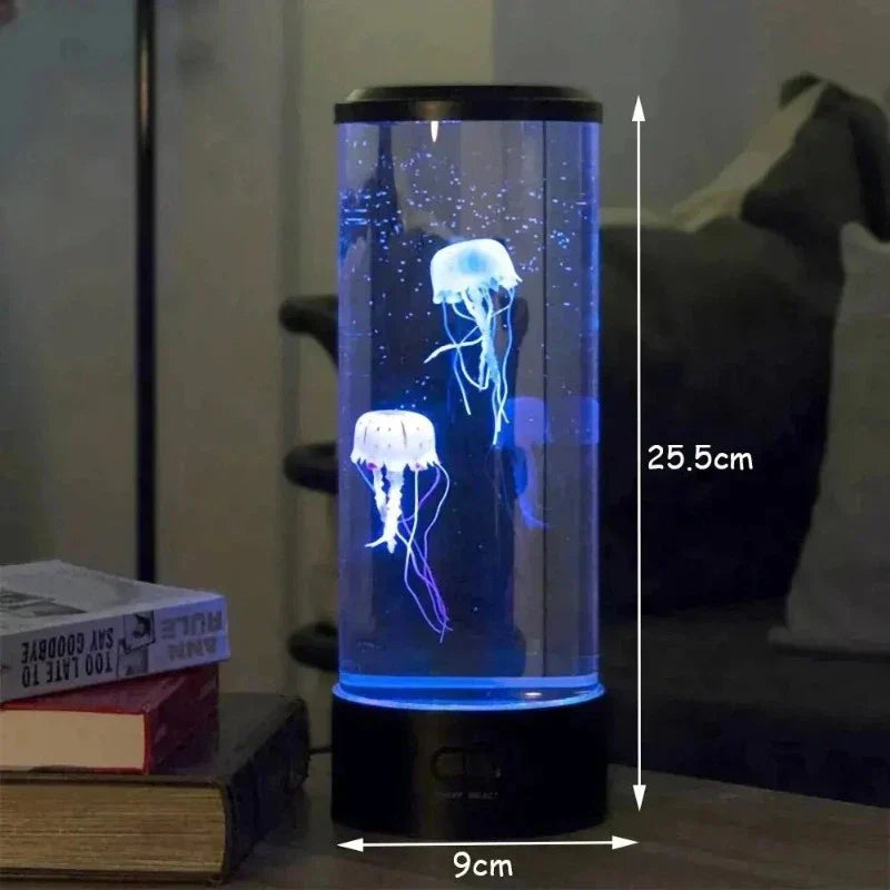 AquaGlow - LED Manet Nattlampa – Sfe belysning för Vardagsrum och Sovrum