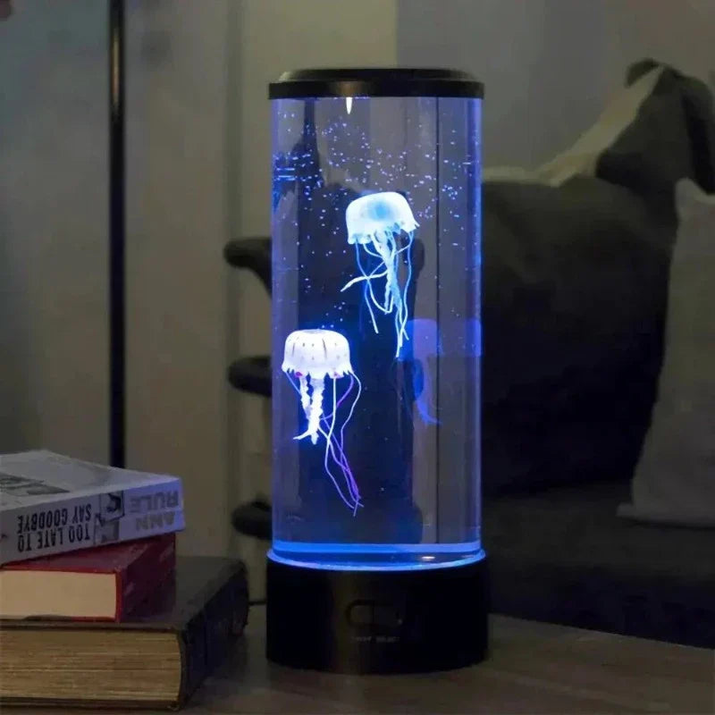 AquaGlow - LED Manet Nattlampa – Sfe belysning för Vardagsrum och Sovrum