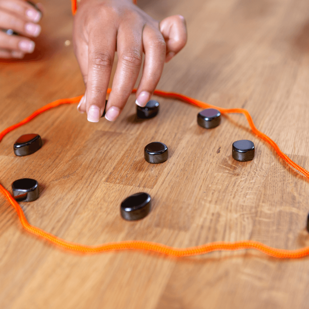 Magnetiskt Spelset Strategi Hjärn Pussel Kit