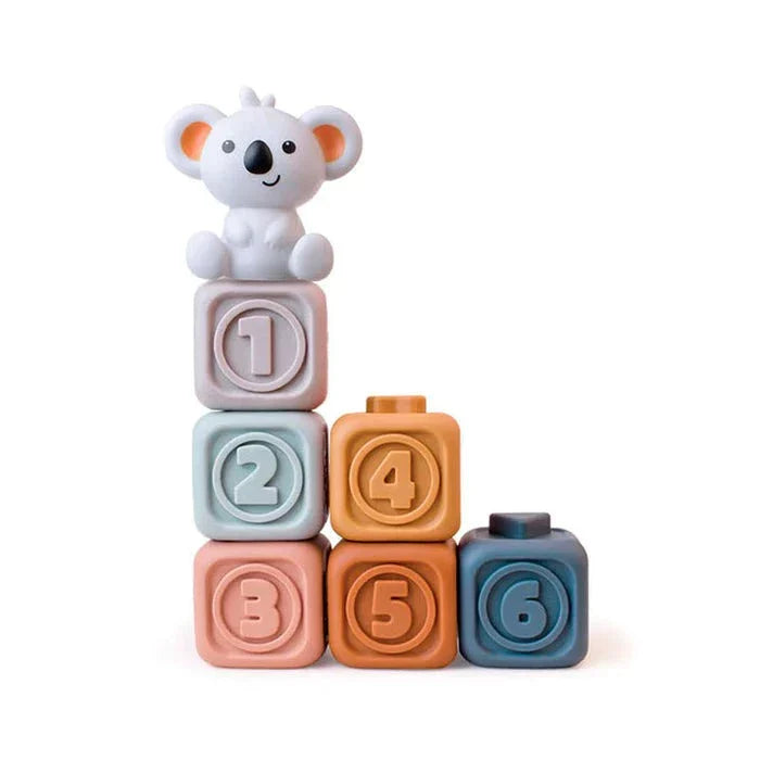 Baby Sensoriska Stapelblock