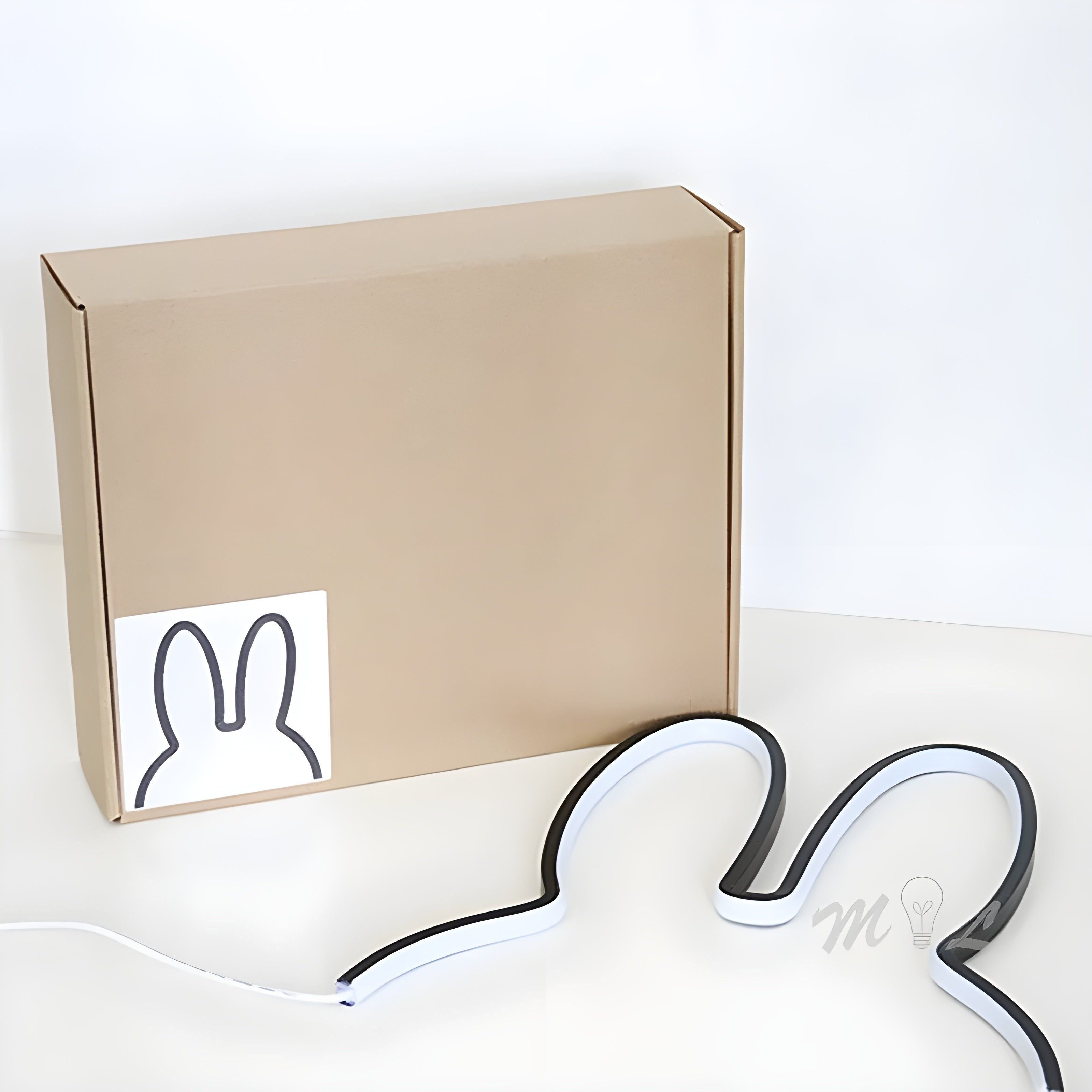 BunnyGlow Light - Återuppladdningsbar kanin barnrum sovrum LED-nattlampa