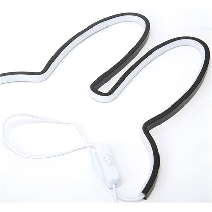 BunnyGlow Light - Återuppladdningsbar kanin barnrum sovrum LED-nattlampa