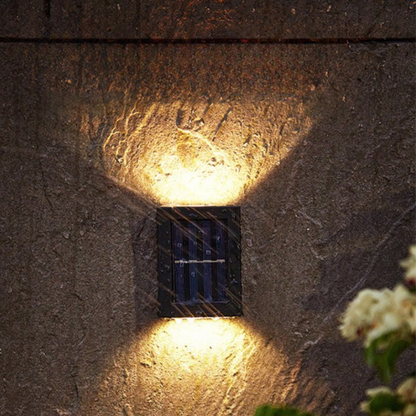 Utomhus Solenergi LED Vägglampa Modern