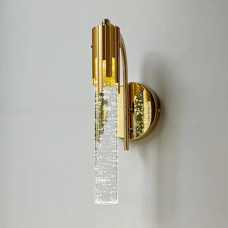 ShinePetal - Lyxig vägglampa i kristall för glamorös och modern inredning