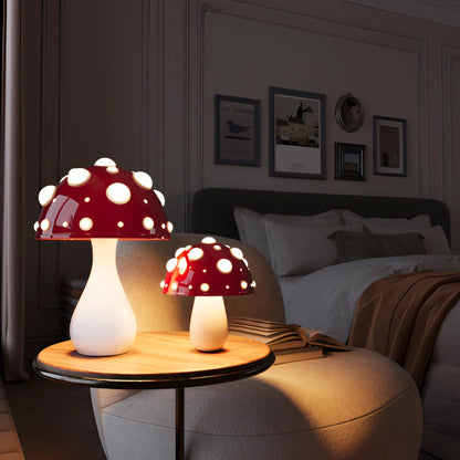 LED-pilz Bordslampa med varmvitt ljus – Dimbar, trådlösa och trådbundna alternativ